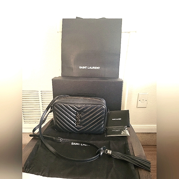 YSL camera bag black silver Hardware - Picture 1 of 16